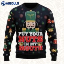 Put Your Nuts In My Mouth Ugly Christmas Sweater Ugly Sweaters For Men Women Unisex