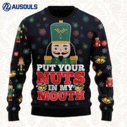 Put Your Nuts In My Mouth Ugly Sweaters For Men Women Unisex