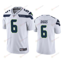 Quandre Diggs 6 Seattle Seahawks White Vapor Limited Jersey