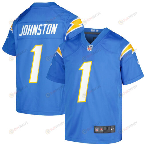 Quentin Johnston 1 Los Angeles Chargers Youth Jersey - Powder Blue