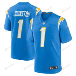 Quentin Johnston Los Angeles Chargers 2023 Draft First Round Pick Game Player Jersey - Powder Blue