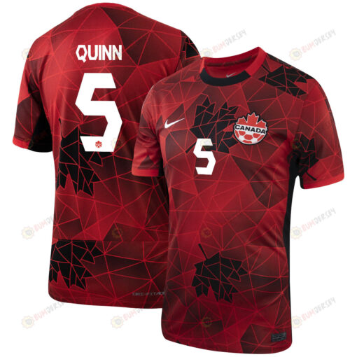 Quinn 5 Canada Women's National Team 2023-24 World Cup Home Men Jersey