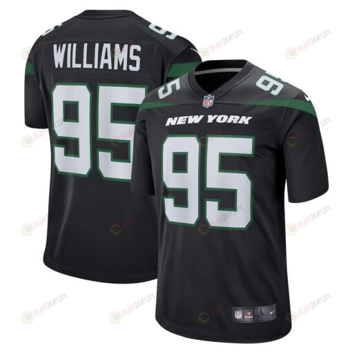 Quinnen Williams 95 New York Jets Alternate Game Player Jersey - Stealth Black