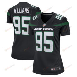 Quinnen Williams 95 New York Jets Women's Alternate Game Player Jersey - Stealth Black