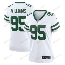 Quinnen Williams 95 New York Jets Women's Player Game Jersey - White