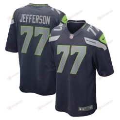 Quinton Jefferson Seattle Seahawks Game Player Jersey - College Navy