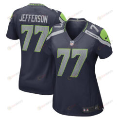 Quinton Jefferson Seattle Seahawks Women's Game Player Jersey - College Navy
