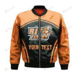 RIT Tigers Bomber Jacket 3D Printed Custom Text And Number Curve Style Sport