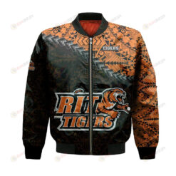 RIT Tigers Bomber Jacket 3D Printed Grunge Polynesian Tattoo