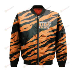 RIT Tigers Bomber Jacket 3D Printed Sport Style Team Logo Pattern