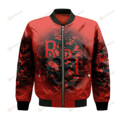 RPI Engineers Bomber Jacket 3D Printed Camouflage Vintage