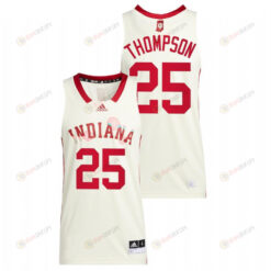 Race Thompson 25 Cream Indiana Hoosiers 2022 Basketball Honoring Black Excellence Jersey