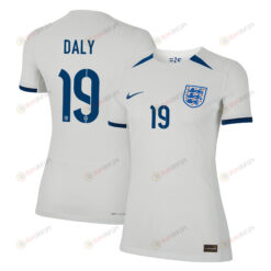 Rachel Daly 19 England Women's National Team 2023-24 World Cup Home Women Jersey