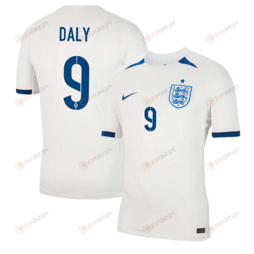 Rachel Daly 9 England 1 Star Women's National Team 2023-24 World Cup Home Men Jersey