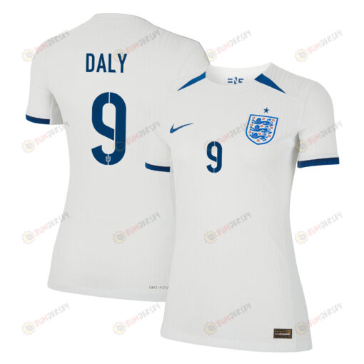 Rachel Daly 9 England 1 Star Women's National Team 2023-24 World Cup Home WOMEN Jersey