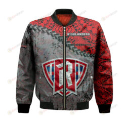 Radford Highlanders Bomber Jacket 3D Printed Grunge Polynesian Tattoo