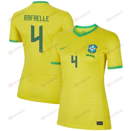 Rafaelle 4 Brazil Women's National Team 2023-24 World Cup Home Women Jersey