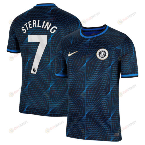 Raheem Sterling 7 Chelsea 2023/24 Away Men Jersey - Navy