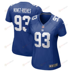 Rakeem Nunez-Roches 90 New York Giants Women's Game Jersey - Royal