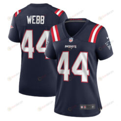 Raleigh Webb 44 New England Patriots Game Women Jersey - Navy