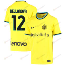 Raoul Bellanova 12 Inter Milan 2022/23 Third Jersey - Youth