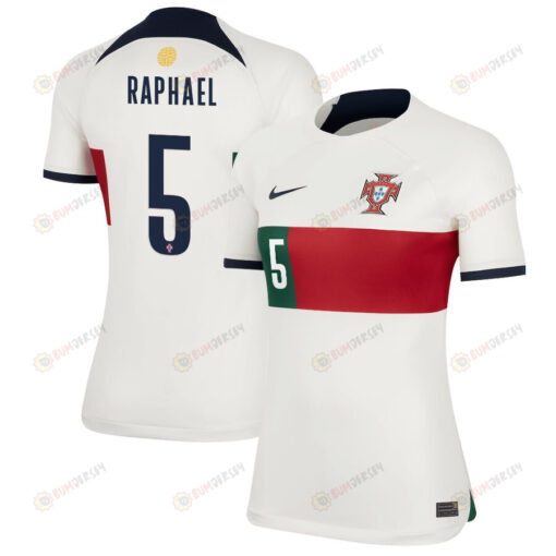 Rapha?l Guerreiro 5 Portugal National Team 2022-23 Qatar World Cup Women Jersey - Away