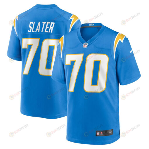 Rashawn Slater 70 Los Angeles Chargers Game Jersey - Powder Blue