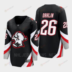 Rasmus Dahlin 26 Buffalo Sabres 2022-23 Goathead Third Women Premier Breakaway Player Jersey Black