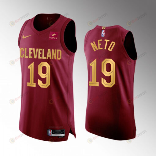 Raul Neto 19 2022-23 Cavaliers Icon Edition Jersey Wine