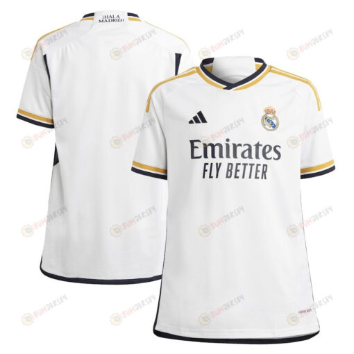 Real Madrid 2023-24 Home Youth Jersey - White