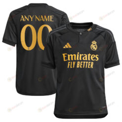 Real Madrid Youth 2023/24 Third Custom Jersey - Black