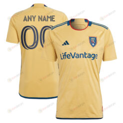 Real Salt Lake 2023 The Beehive State Kit Men Custom Jersey - Gold