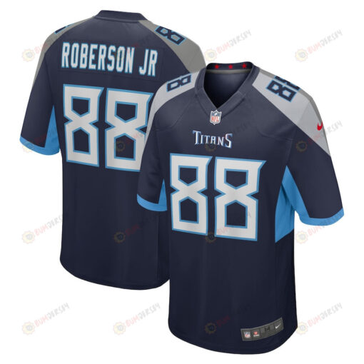 Reggie Roberson Jr. 88 Tennessee Titans Home Game Player Jersey - Navy