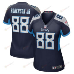 Reggie Roberson Jr. 88 Tennessee Titans Women's Home Game Player Jersey - Navy