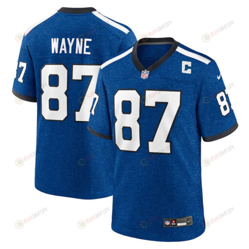 Reggie Wayne 87 Indianapolis Colts Indiana Nights Alternate Game Men Jersey - Royal