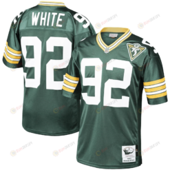 Reggie White 92 Green Bay Packers Mitchell & Ness 1993 Throwback Retired Player Jersey - Green