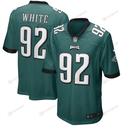 Reggie White 92 Philadelphia Eagles Game Retired Player Jersey - Midnight Green