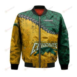 Regina Cougars Bomber Jacket 3D Printed Grunge Polynesian Tattoo