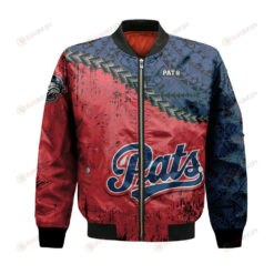 Regina Pats Bomber Jacket 3D Printed Grunge Polynesian Tattoo