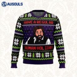 Regular Human Holiday What We Do In The Shadows Ugly Sweaters For Men Women Unisex