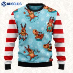 Reindeer Cute T2310 Ugly Sweaters For Men Women Unisex