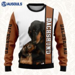 Rescued Dachshund Ugly Sweaters For Men Women Unisex