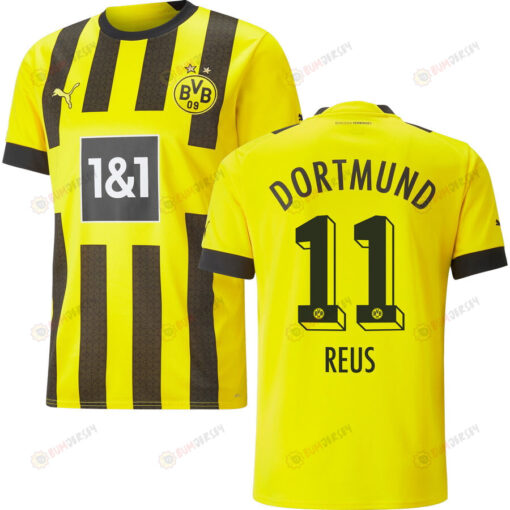 Reus 11 Borussia Dortmund Men 2022/23 Home Player Jersey - Yellow