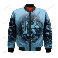 Rhode Island Rams Bomber Jacket 3D Printed Camouflage Vintage