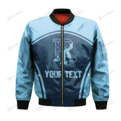 Rhode Island Rams Bomber Jacket 3D Printed Custom Text And Number Curve Style Sport