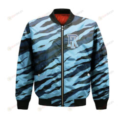 Rhode Island Rams Bomber Jacket 3D Printed Sport Style Team Logo Pattern