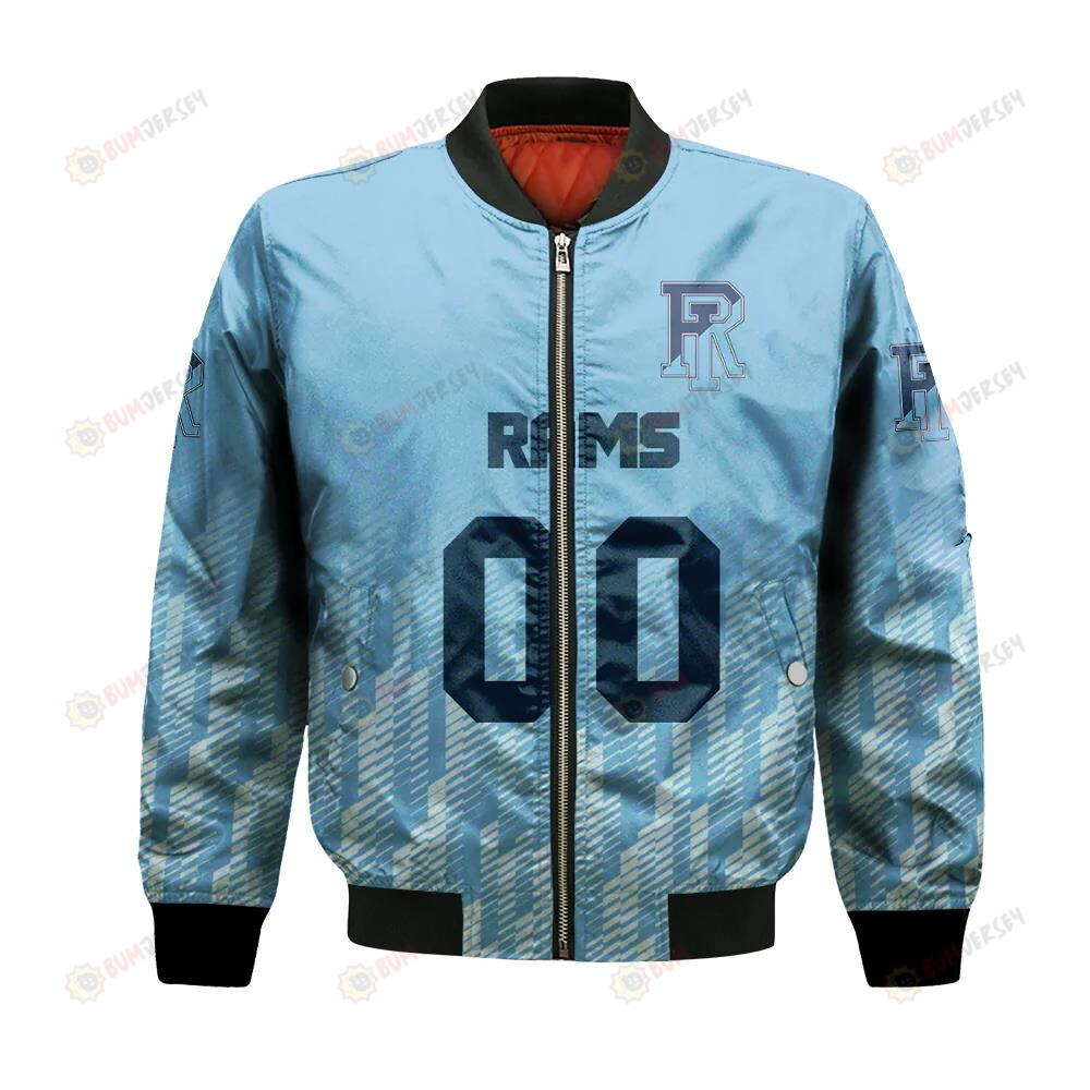 Rhode Island Rams Bomber Jacket 3D Printed Team Logo Custom Text And Number
