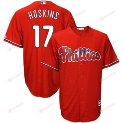 Rhys Hoskins Philadelphia Phillies Cool Base Player Jersey - Red