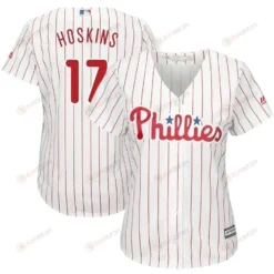 Rhys Hoskins Philadelphia Phillies Women's Cool Base Player Jersey - White