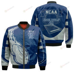 Rice Owls Bomber Jacket 3D Printed - Fire Football